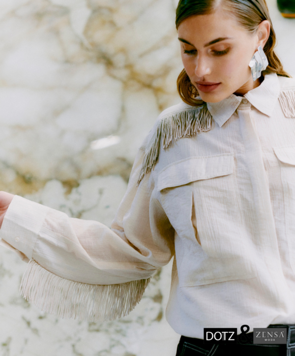 Popsy blouse - beige - Afbeelding 5