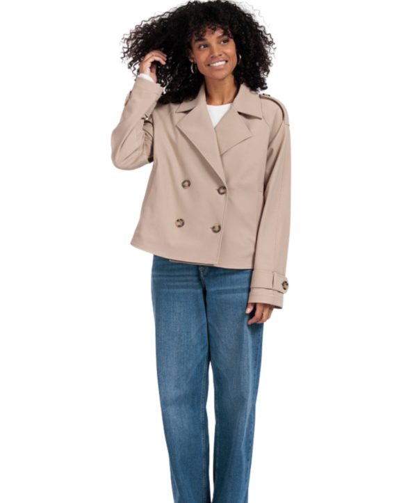 Cato trenchcoat - beige - Afbeelding 2