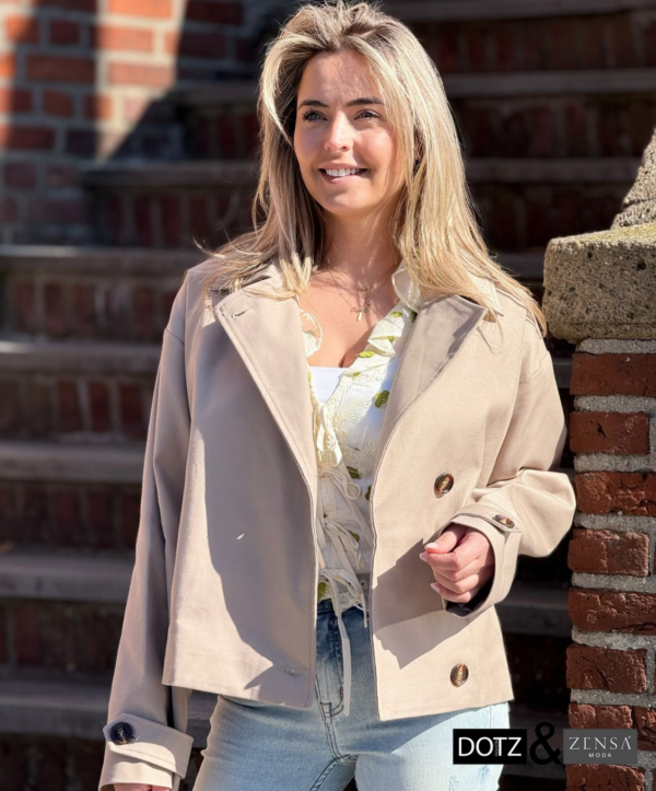 Ambika trenchcoat - beige - Afbeelding 2