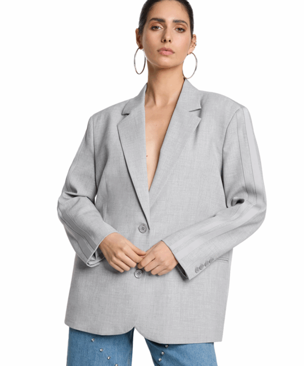 Flowy blazer - grijs