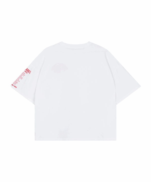 Lips t-shirt -wit - Afbeelding 3