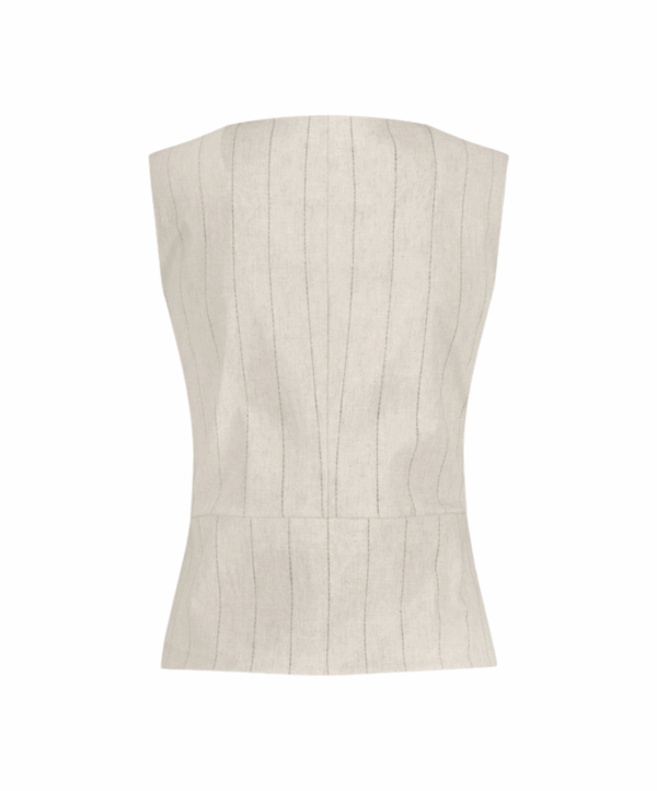 Rebekka gilet - beige - Afbeelding 3