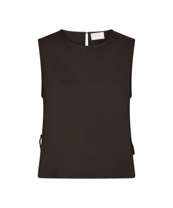 Svetlana linen top - bruin