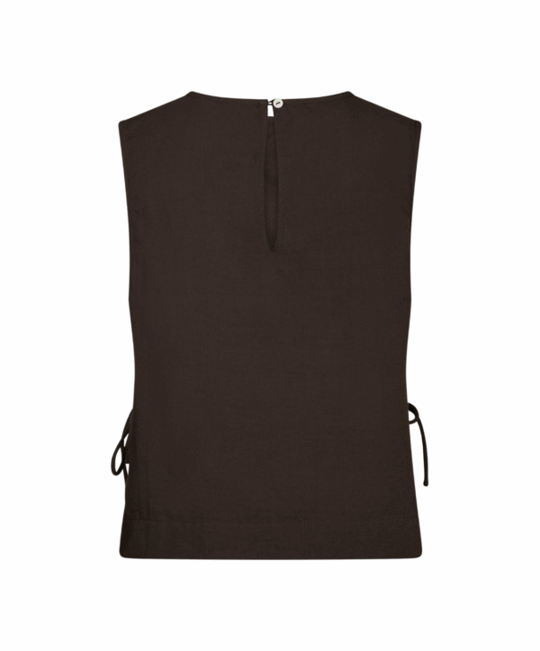Svetlana linen top - bruin - Afbeelding 4