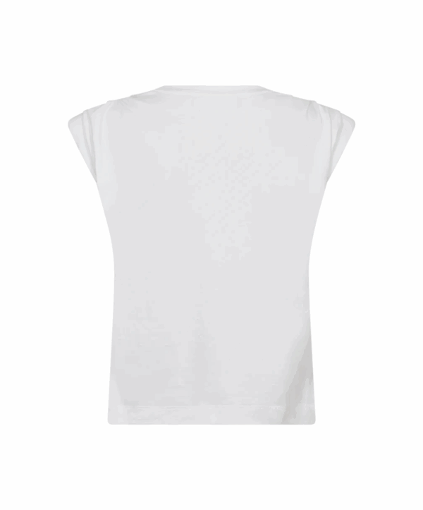 Cm muse t-shirt rhinestone - wit - Afbeelding 4