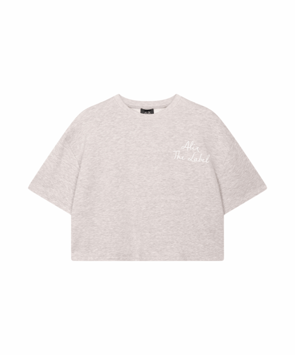 Sweat t-shirt - grijs - Afbeelding 2