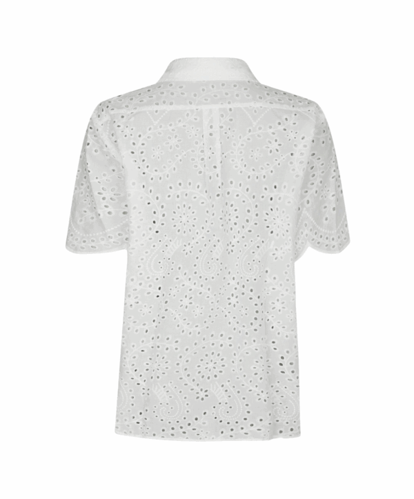 Gessie embroidery blouse - wit - Afbeelding 3