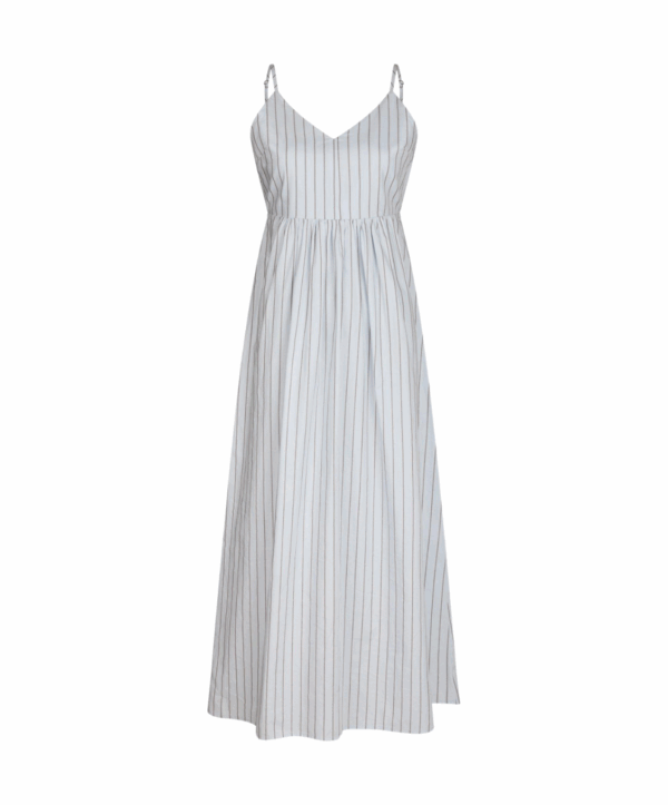 Savani stripe jurk - blauw - Afbeelding 3