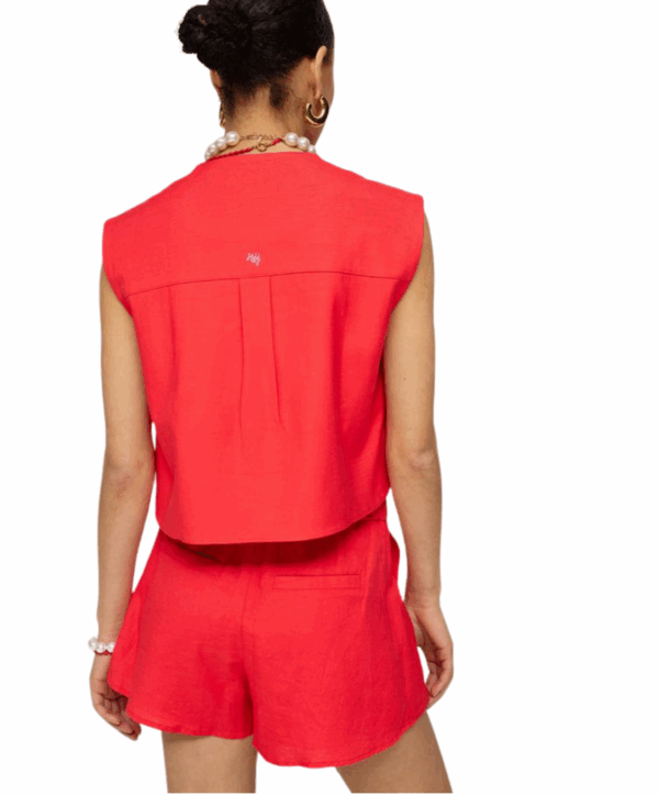 Lacy short - rood - Afbeelding 3