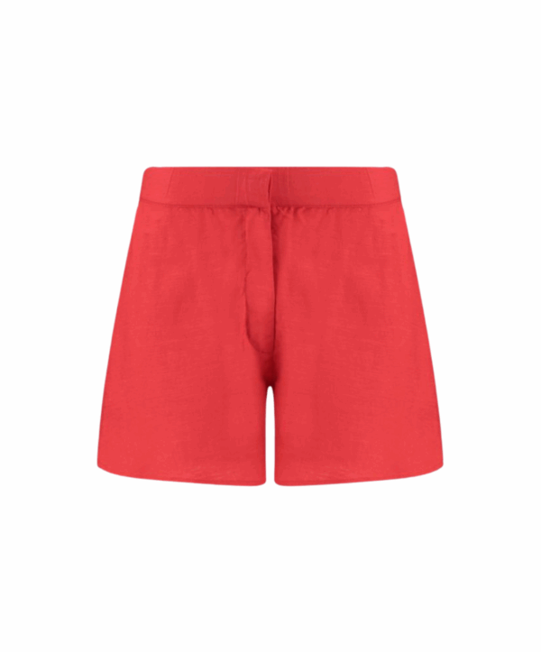 Lacy short - rood