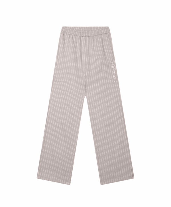 Pinstripe pants A - grijs