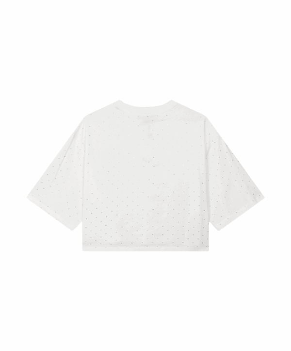 Studded t-shirt - wit - Afbeelding 3