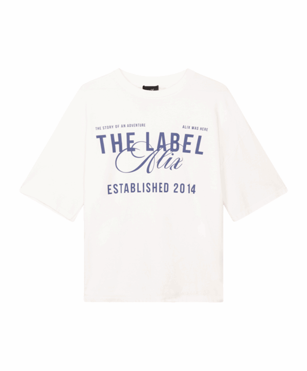 The label t-shirt - wit - Afbeelding 2
