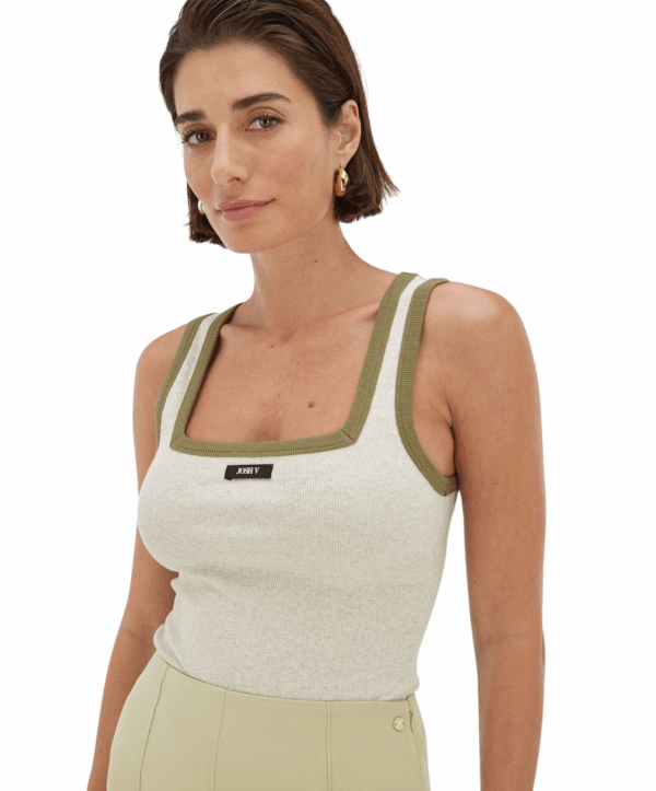 Dieda top - ecru melange - Afbeelding 2