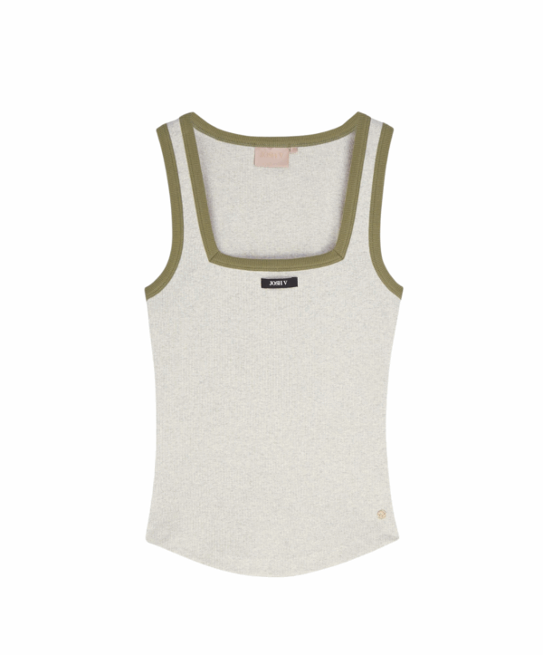 Dieda top - ecru melange