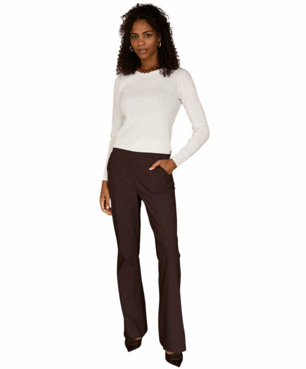Flair bonded trousers - Espresso