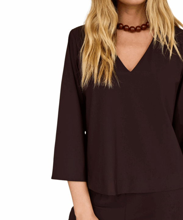 Cilou top - Espresso - Afbeelding 5