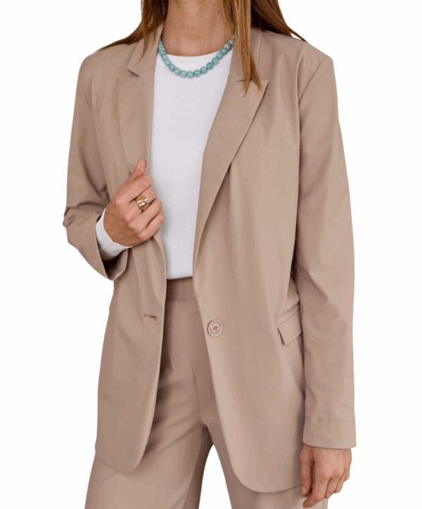 Fran blazer - latte - Afbeelding 2