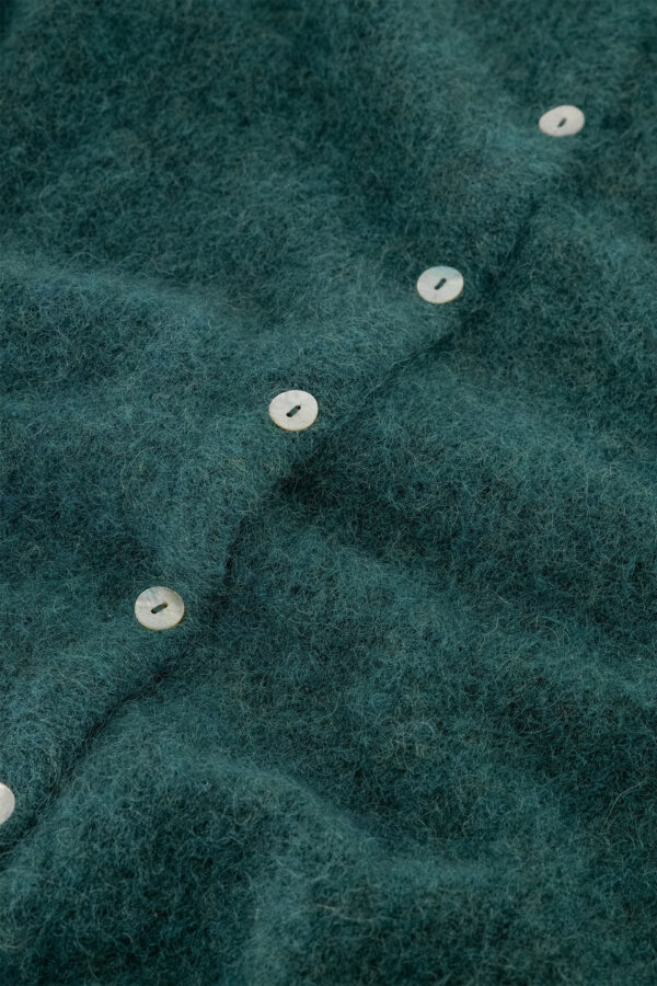 Bibi mohair cardigan - bottle green - Afbeelding 5