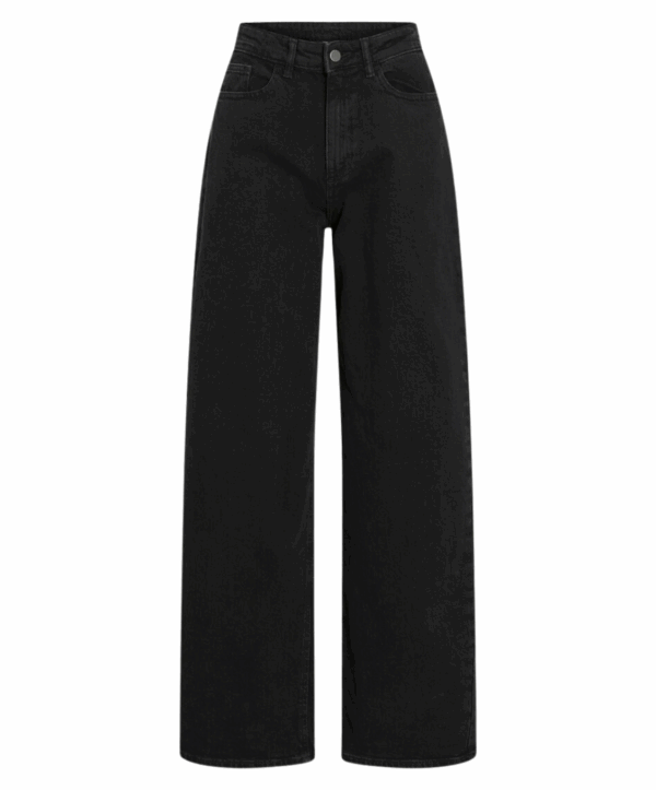 Vifreya HW jeans - zwart - Afbeelding 2
