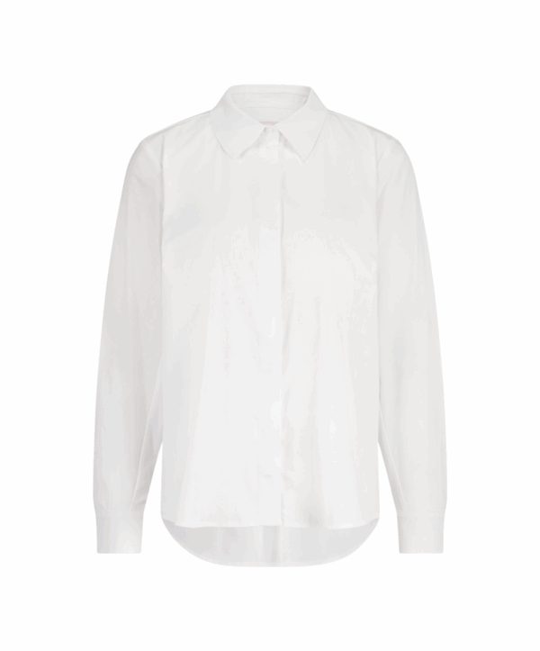 Bobby poplin blouse - wit - Afbeelding 2