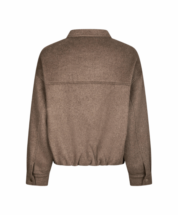 Florine wool bomber - bruin - Afbeelding 5