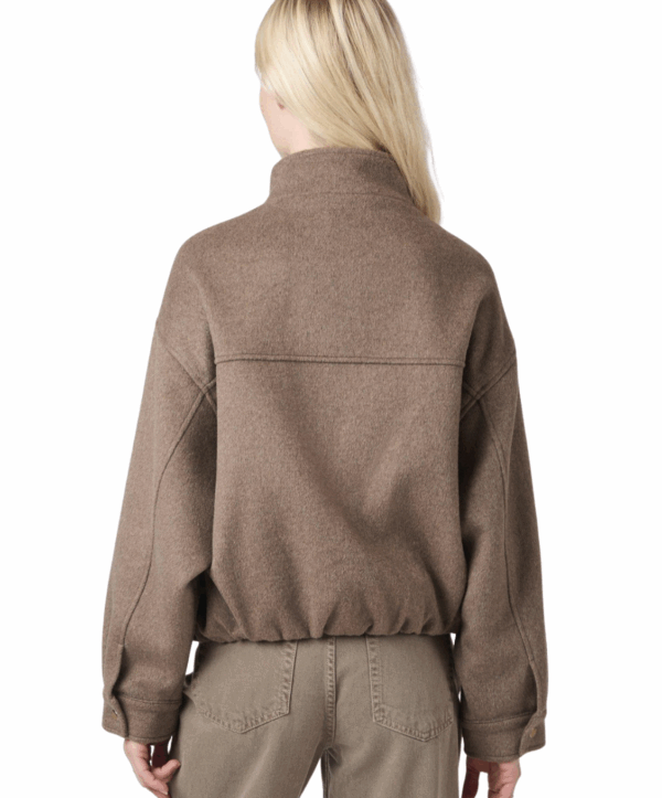 Florine wool bomber - bruin - Afbeelding 2