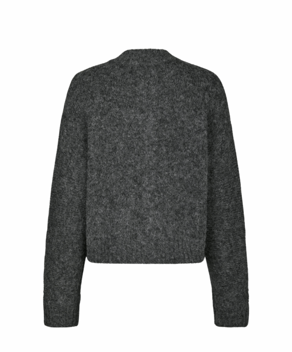Taura fluffy cardigan - grijs - Afbeelding 5