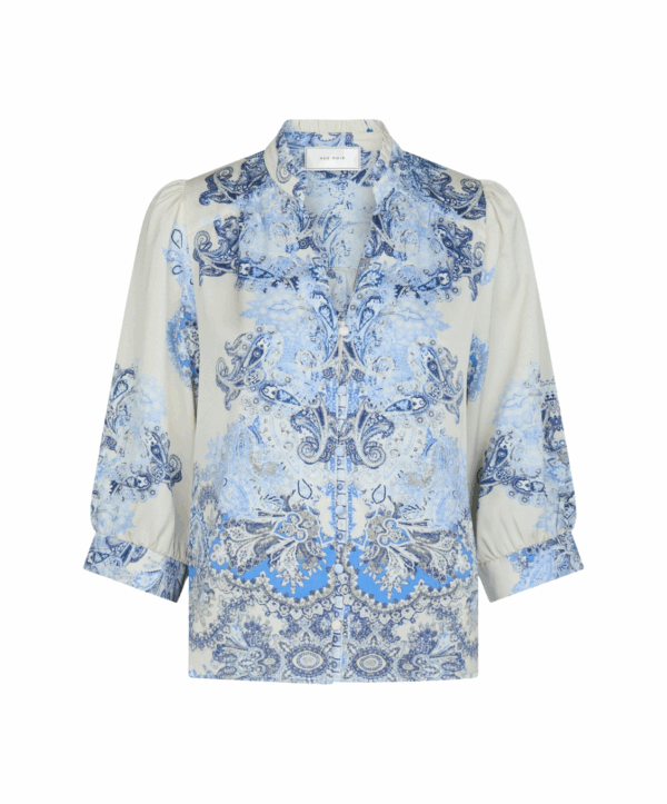 Roselle paisley blouse - blauw/print