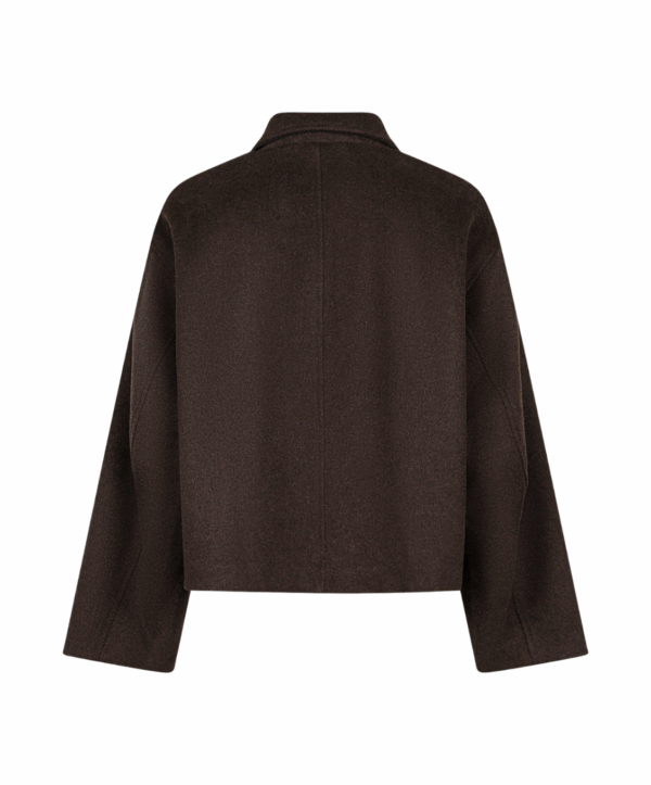 Hamra wool jack - bruin - Afbeelding 3