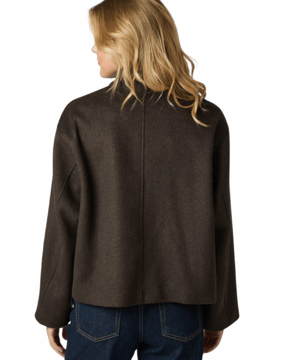 Hamra wool jack - bruin - Afbeelding 4