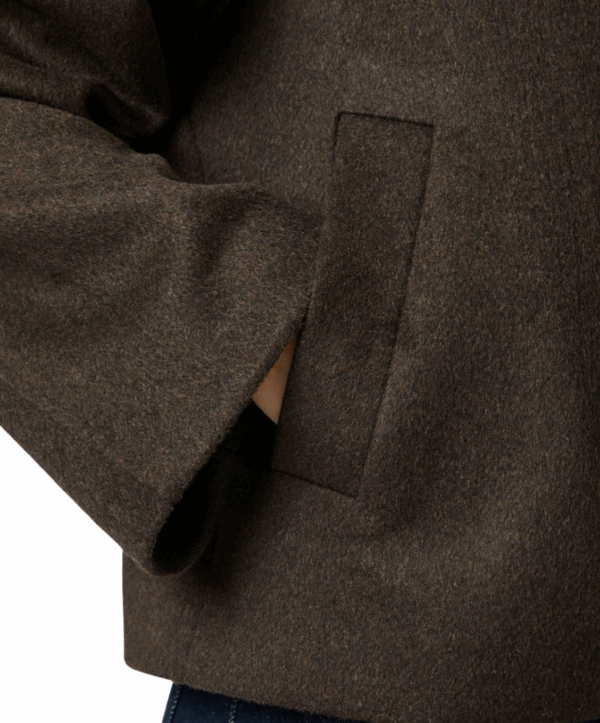 Hamra wool jack - bruin - Afbeelding 5