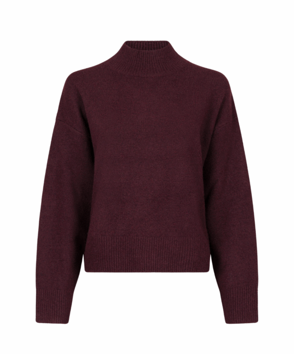 Paulina knit trui - bordeaux