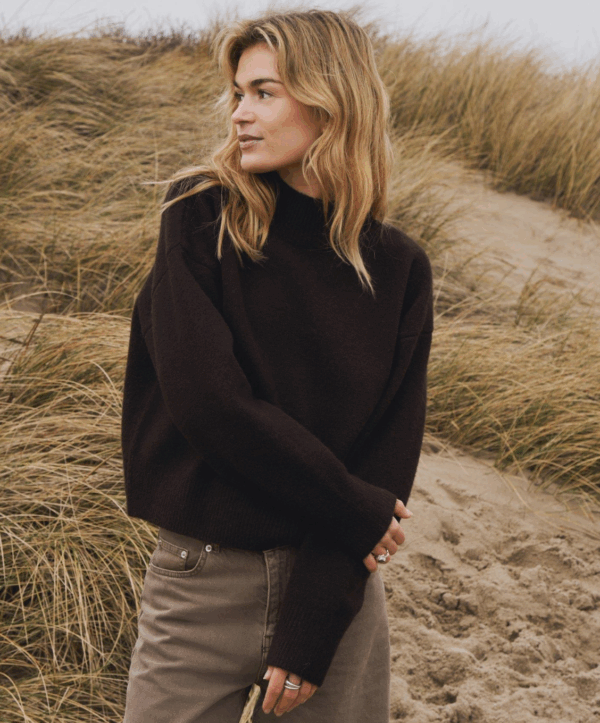Paulina knit trui - bruin - Afbeelding 2