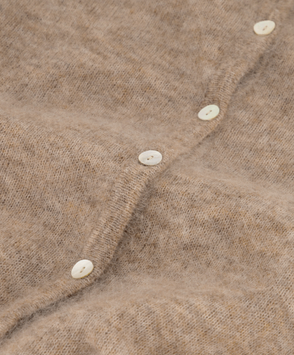 Bibi mohair cardigan - latte - Afbeelding 4