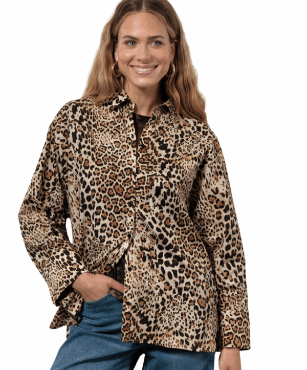 Bernou animal blouse - print