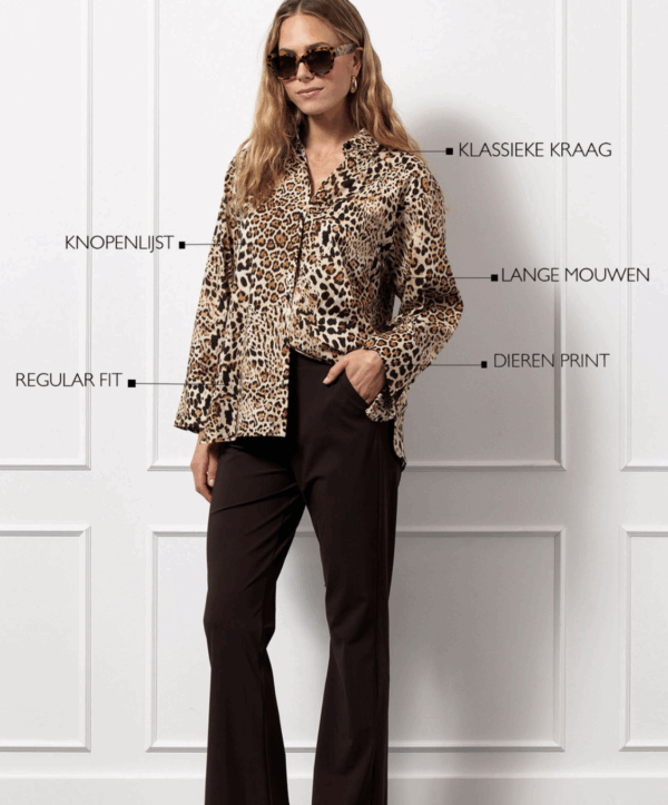 Bernou animal blouse - print - Afbeelding 4