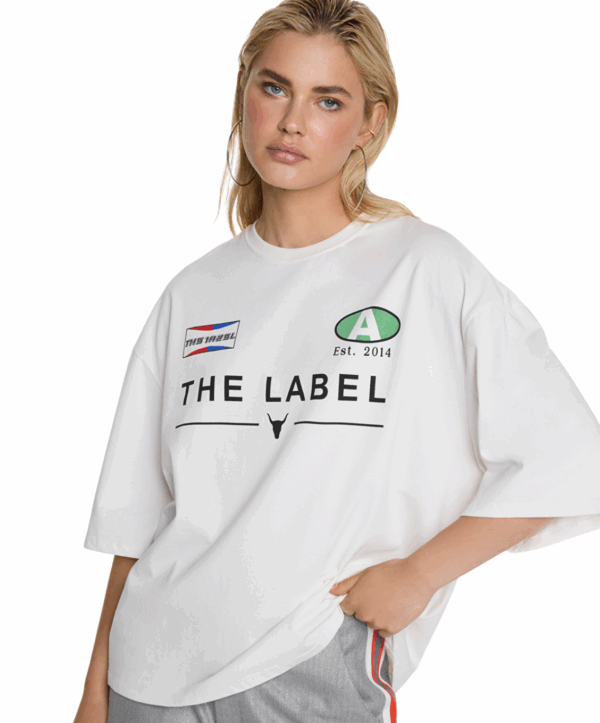 Racer t-shirt - wit