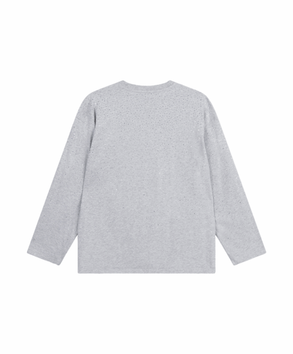 Studded longsleeve - grijs - Afbeelding 3