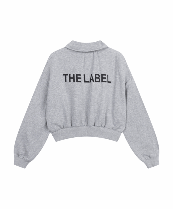 Polo sweater - grijs - Afbeelding 4