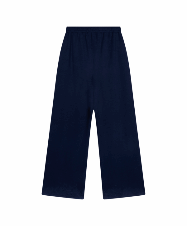 Wide leg scuba pants - blauw - Afbeelding 3