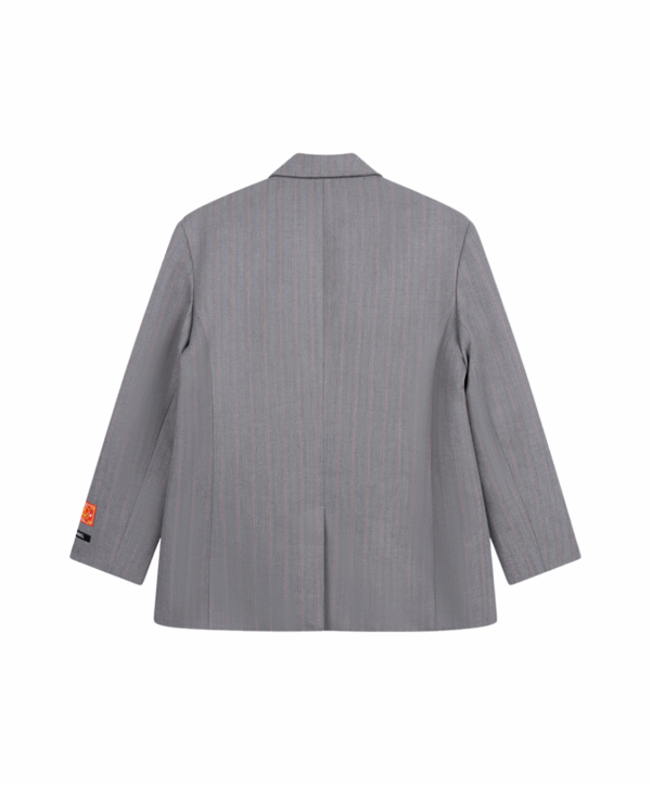 Classy granddad blazer - grijs - Afbeelding 3