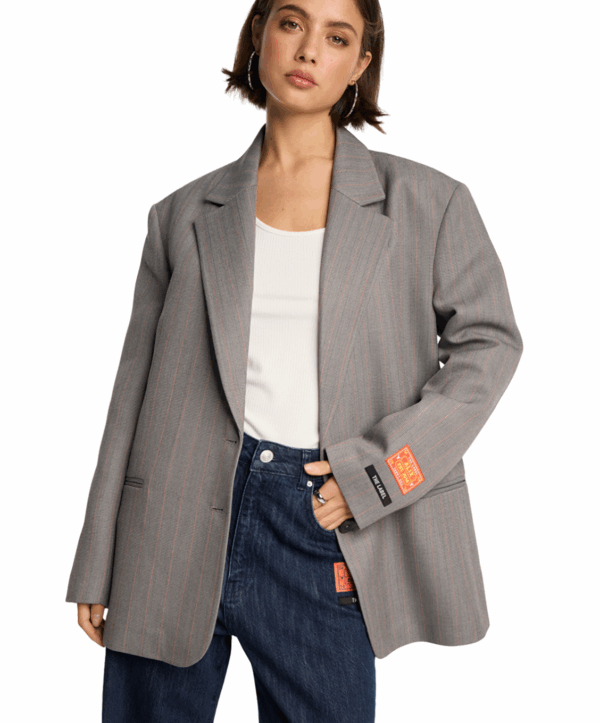 Classy granddad blazer - grijs - Afbeelding 5
