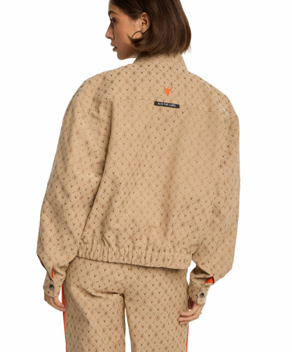 Logo jacket - bruin/print - Afbeelding 2