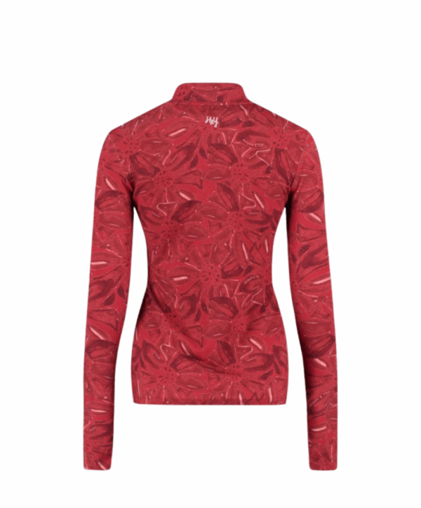 Jane longsleeve - rood print - Afbeelding 4