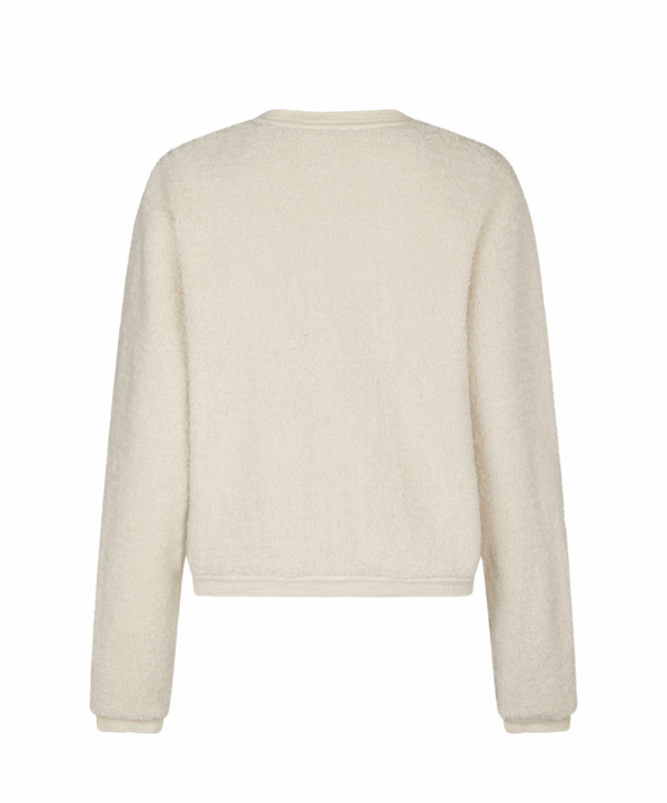 Limo fluffy cardigan - beige - Afbeelding 5