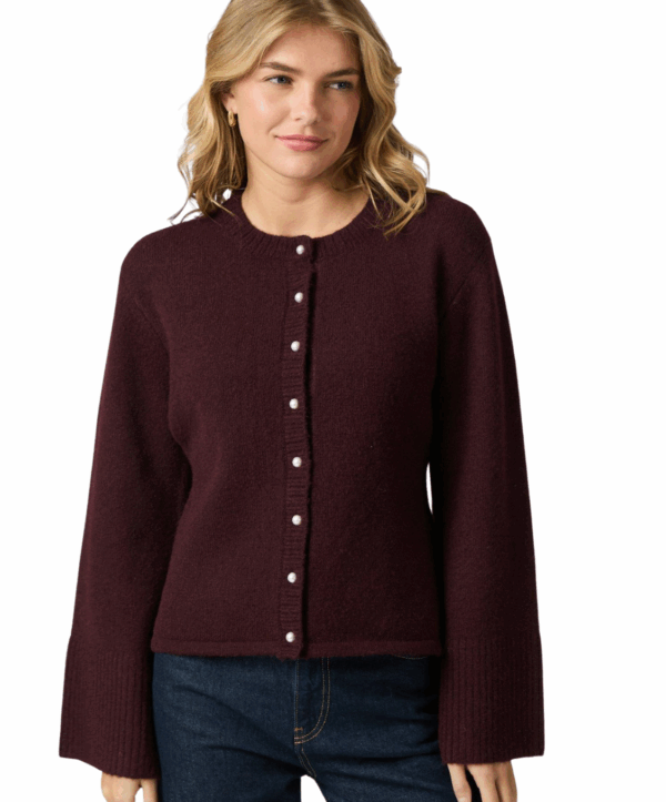 Mixie cardigan - wine