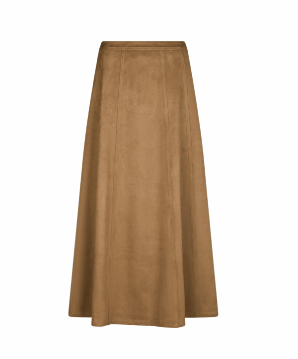 Raya suede rok - camel
