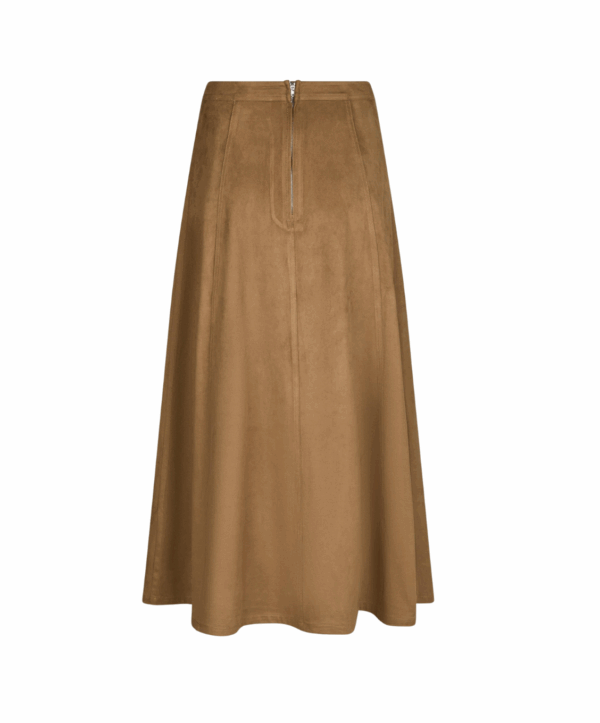 Raya suede rok - camel - Afbeelding 5