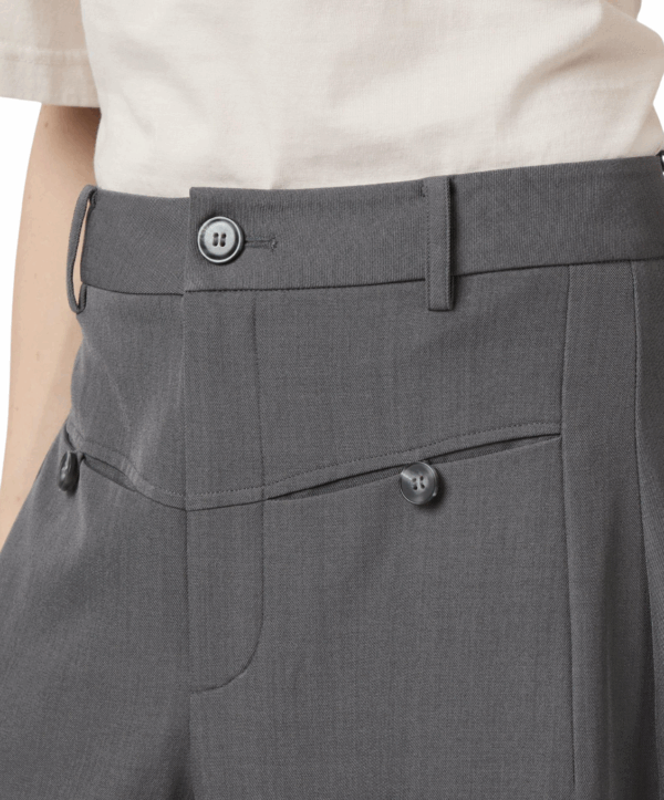 Massie structure pantalon - grijs - Afbeelding 4